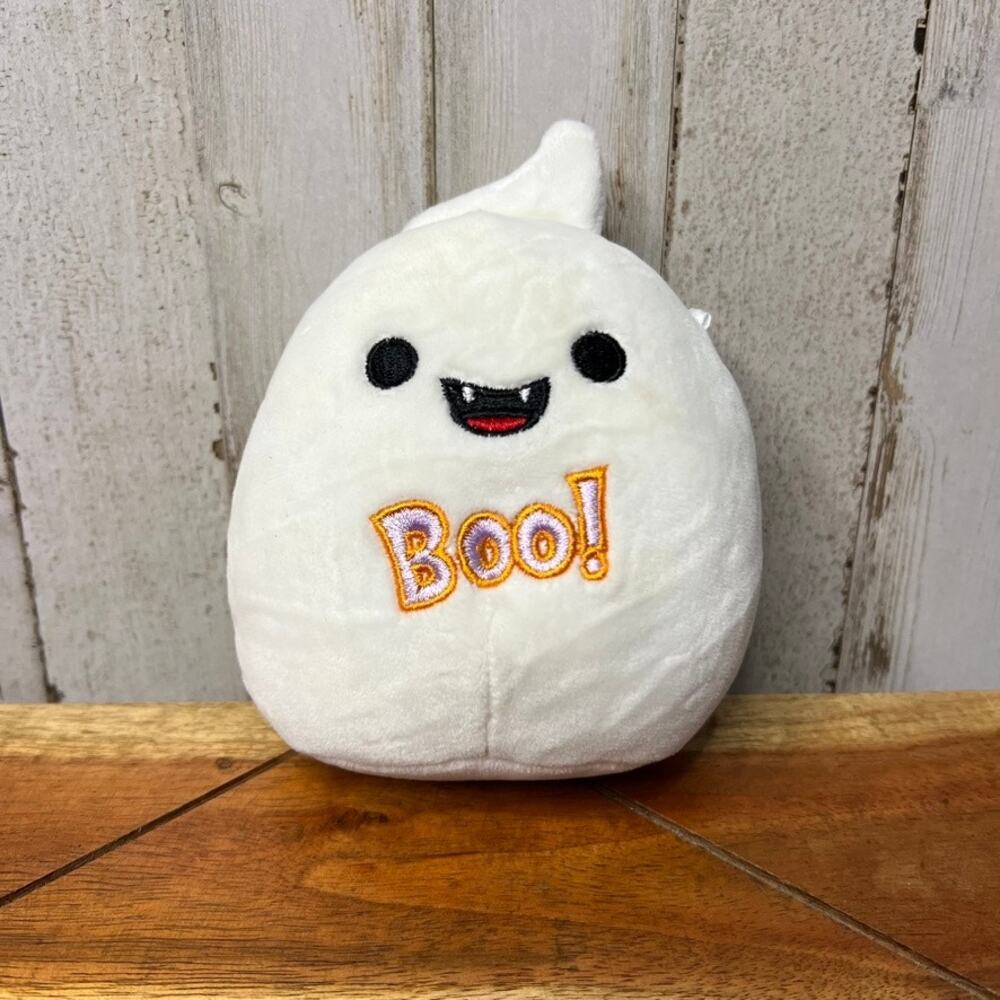 Squishmallow Grace the Ghost 5" Mini Halloween Plush Toy White Soft